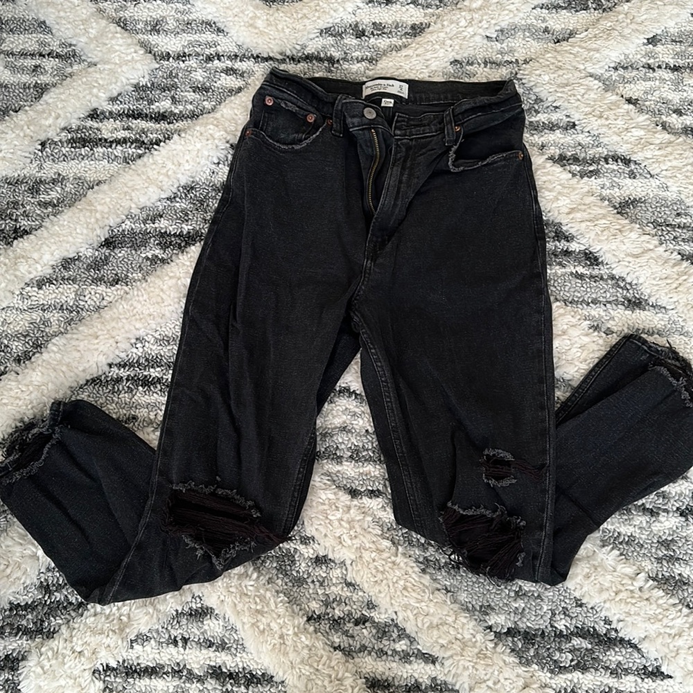 Abercrombie & Fitch Curve Love Ultra High Rise Ankle